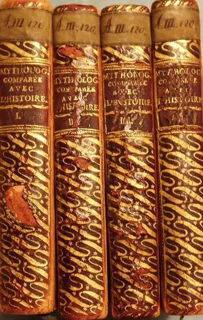 1798. TRESSAN, L'Abbe De. MYTHOLOGIE COMPAREE AVEC L'HISTOIRE. Four Volumes. Text In French. Hambour...