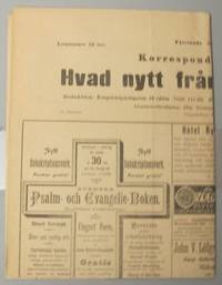 Korrespondesbladet Hvad nytt från Stockholm? 31…