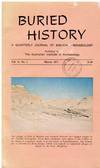 Buried History: Vol. 13 #1 March 1977 a Quarterly Journal of Biblical Archaeology
