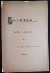 Patriotism: Its Duty and Value: An Address Before the New York Commandery of the "Loyal...