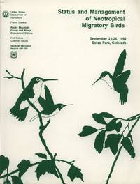 image of Status and Management of Neotropical Migratory Birds; 1992 September 21-25; Estes Park, Co