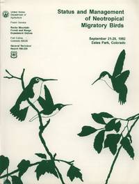 Status and Management of Neotropical Migratory Birds; 1992 September 21-25; Estes Park, Co