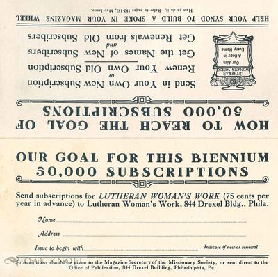 OUR GOAL THIS BIENNIUM 50,000 SUBSCRIPTIONS