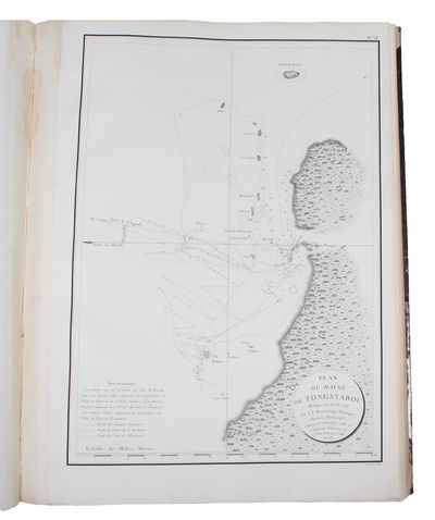 Voyage... envoye a la Recherce de la Perouse. 2 tomes + atlas. - [GIFT-COPY, BY ORDER OF NAPOLEON] (photo 3)