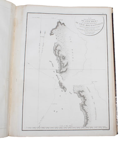 Voyage... envoye a la Recherce de la Perouse. 2 tomes + atlas. - [GIFT-COPY, BY ORDER OF NAPOLEON] (photo 4)