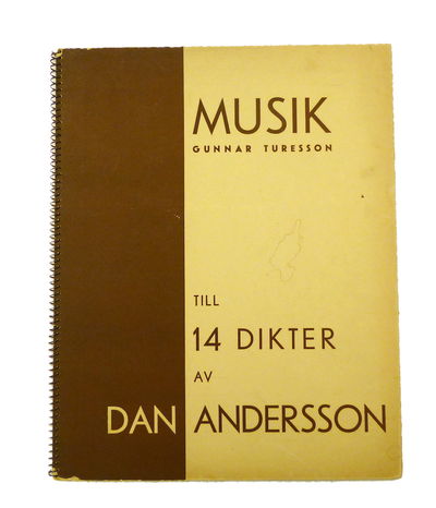 14 dikter av Dan Andersson. Musik: Gunnar…