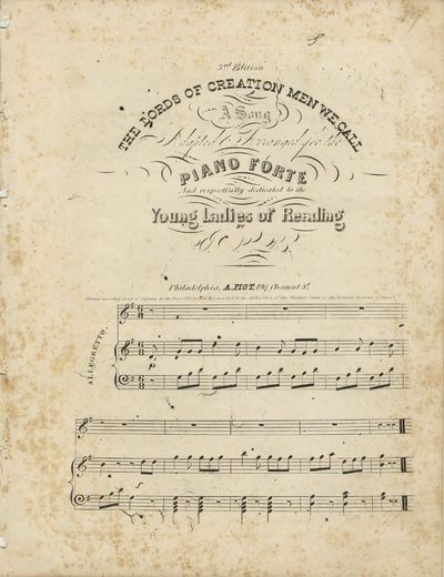 Collection of American Sheet Music...; (photo 33)