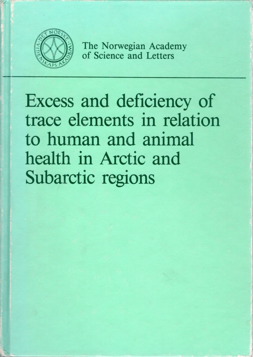 Excess and deficiency of trace elements in relation to human and animal ...
