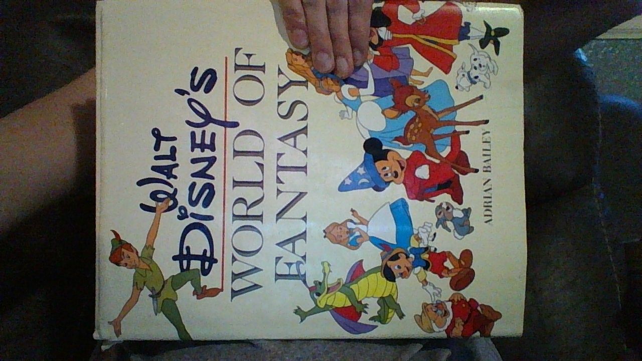 1987 Edition of Walt Disney's World of Fantasy by Adrian