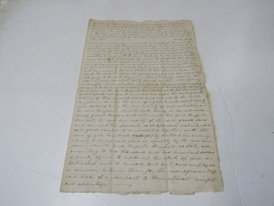 Detailed Manuscript Articles of Agreement Country Store Haverhill NH 1826
