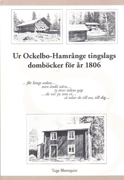 Ur Ockelbo-Hamrånge tingslags domböcker för år…