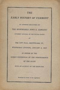 THE EARLY HISTORY OF VERMONT