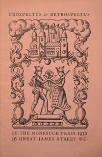 Nonesuch Press prospectuses