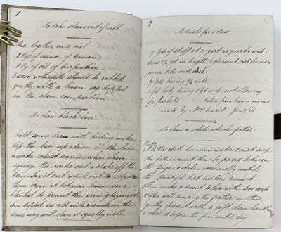 Manuscript of Household Recipes...; (photo 5)