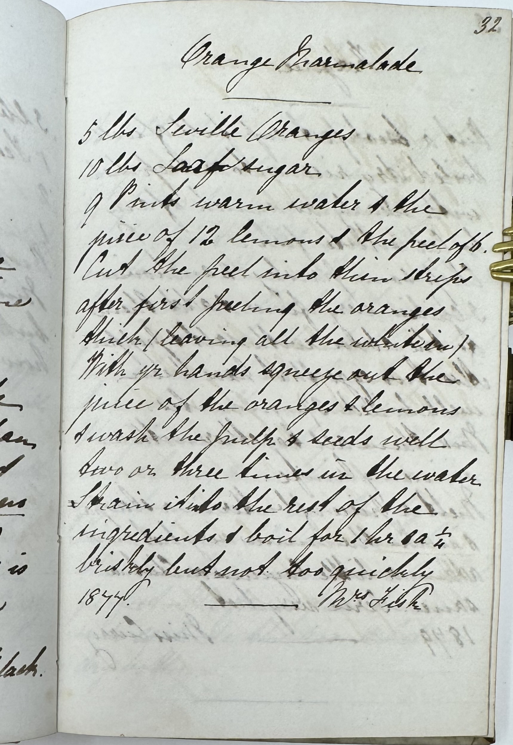 Manuscript of Household Recipes...; (photo 7)