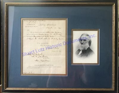 Secretary Of The Navy Gideon Welles Orders Lieutenant A.R. Langthorne To Report To Hampton Roads And The North Atlantic Blockading Squadron