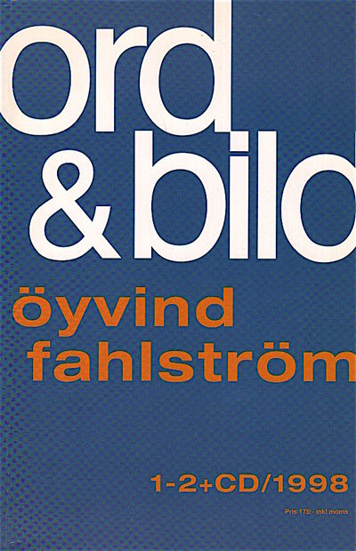 Ord & Bild. [Öyvind Fahlström] Nummer 1-2 + CD .…