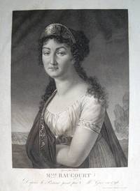 Mlle. Raucourt D'après le Portrait peint par Mr. Gros en 1796... Gravée par Ruotte