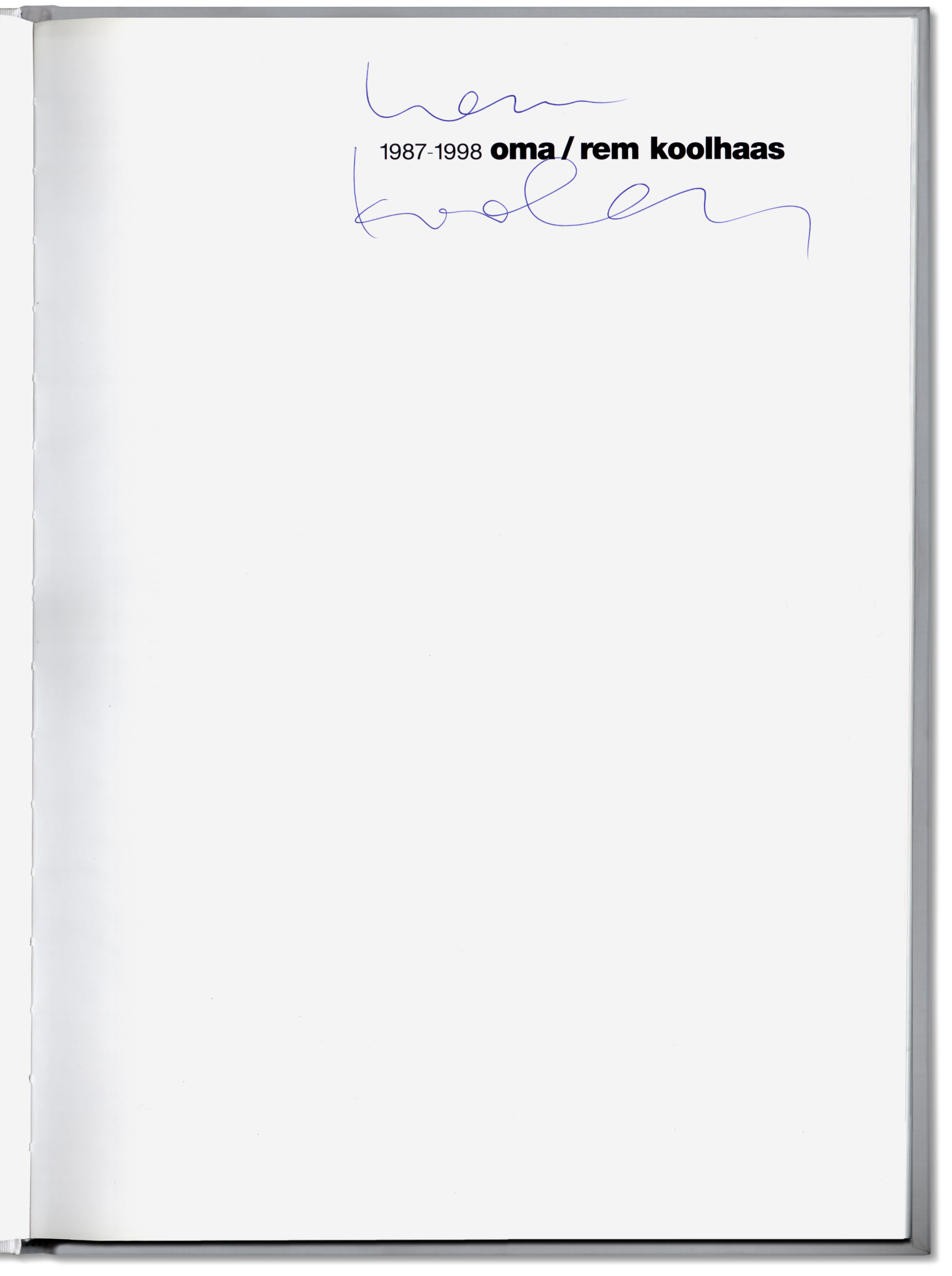 Rem Koolhaas: 1987-1998. El Croquis 53+79. Revised Omnibus