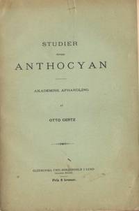 Studier öfver anthocyan.