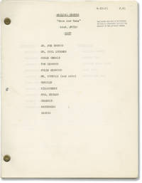 Medical Center: Countdown [Give and Take] (Original screenplay for the 1971 television episode)