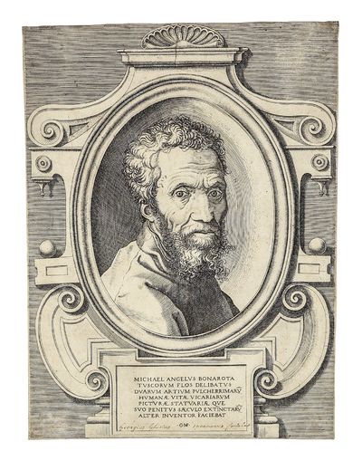 Portrait of Michelangelo Buonarroti
