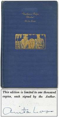 Gentlemen Prefer Blondes The Illuminating Diary Of A Professional Lady By Anita Loos Signed First Edition 1926 From Between The Covers Rare - 