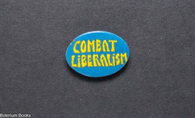 Combat liberalism [enamel pinback button]