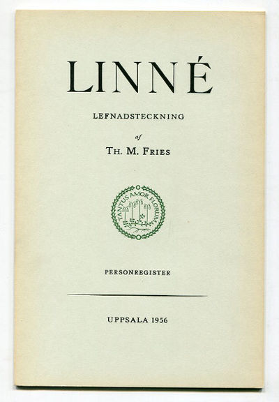 Linné. Lefnadsteckning. Personregister utarbetat…