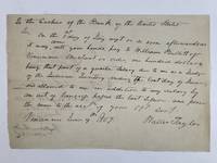 WALLER TAYLOR, CHANCELLOR OF INDIANA TERRITORY: ANS (1807)