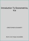 Introduction To Econometrics, 4/e