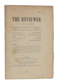 image of THE REVIEWER: July 1, 1921 (Volume 1, Number 10)
