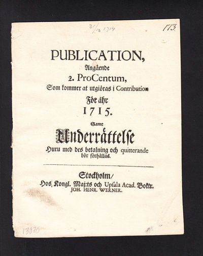 Publication, Angående 2. ProCentum, Som kommer at…