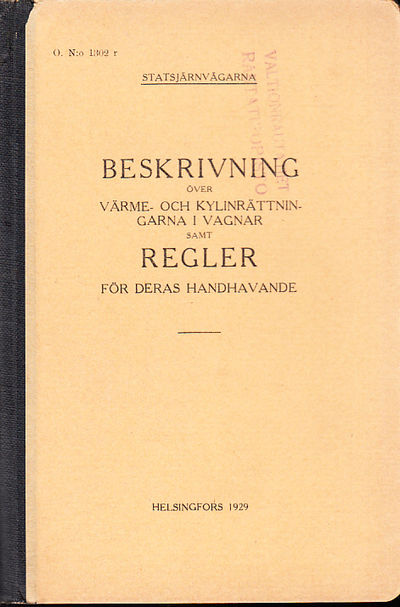Beskrivning över värme- och kylinrättningarna i…