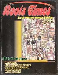 cover of Roots Times. Vol. 1 no. 1 (February 2001). Black History Month edition