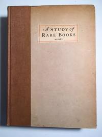 cover of A STUDY OF RARE BOOKS