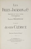 View Image 1 of 3 for Les Filles Jackson et Cie Opérette en trois Actes à Grand Spectacle de Maurice Ordonneau ... Parti... Inventory #29376