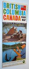 British Columbia Road Map 1964-1965 - With Campsite and Fishing Guide