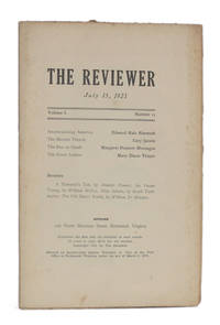 image of THE REVIEWER: July 15, 1921 (Volume 1, Number 11)