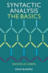 Syntactic Analysis
