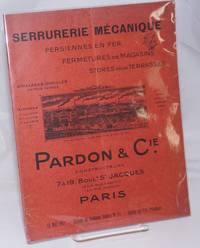 image of Serrurerie Mecanique. Persiennes en Fer, Fermetures de Magasains, Stores pour Terrasses. Grillages ondules en tous genres
