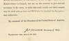 War of 1812 Privateer’s Additional Instructions Issued for a Ship Captained by Future Navy Secretary Benjamin Crowninshield, Signed by Secretary of State James Monroe