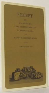 Recept ur måltider ur världslitteraturen.