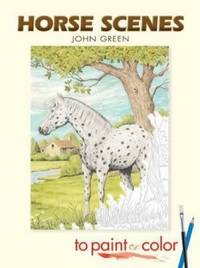Horse Scenes to Paint or Color