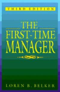 The First-Time Manager
