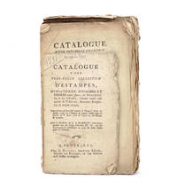 image of Catalogue de Tableaux et d'une Belle Collection d'Estampes