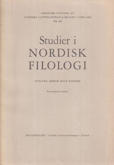 Ordstudier i Fredmans epistlar.