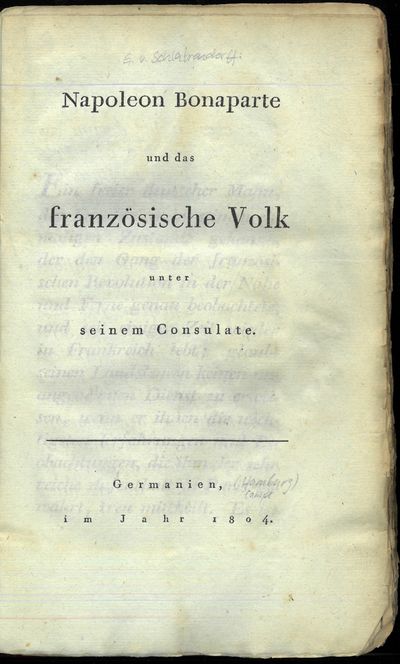 Napoleon Bonaparte und das französische Volk…