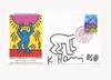 Signed, dated sketch celebrating the International Year of Youth, World Federation of the UN, 1985