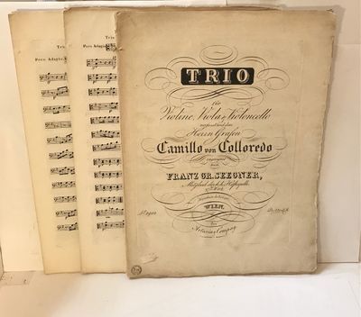 Trio für violine, vila & violoncello verfasst und…